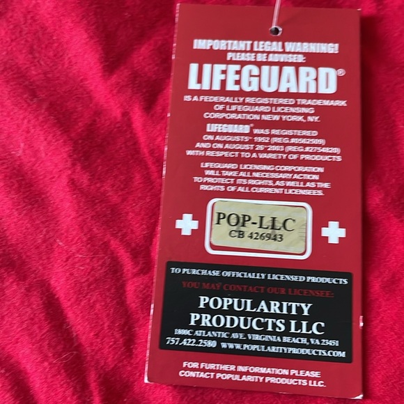 Men’s XL Next Level tank top life guard on the front never worn non smoking hse - Picture 7 of 10